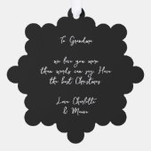 Carte Décorative Famille de Noël (Verso)