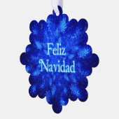 Carte Décorative Feliz Navidad - Snowburst (Gauche)