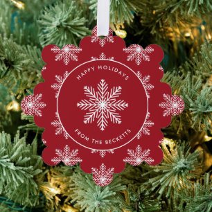 Carte Décorative Festif Flocon de neige photo de Noël