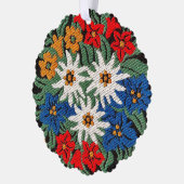 Carte Décorative Fleur alpine suisse Edelweiss (Gauche)
