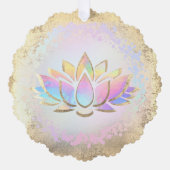 Carte Décorative fleur de lotus (Recto)