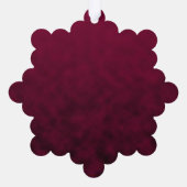 Carte Décorative Fleur Écrasée (Verso)