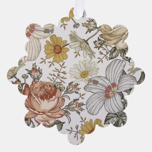 Carte Décorative Fleurs magnifiques (Recto)