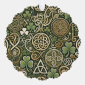 Carte Décorative Floraison celtique (Recto)