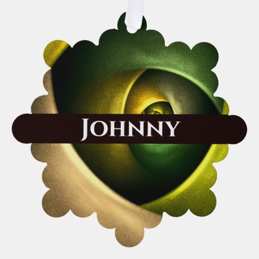 Carte Décorative Flore verte Florale moderne Art Abstrait Motif #23 (Recto)