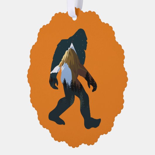 Carte Décorative Forêt de nuit Bigfoot (Gauche)