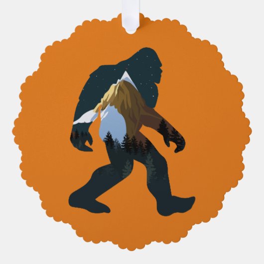 Carte Décorative Forêt de nuit Bigfoot (Recto)