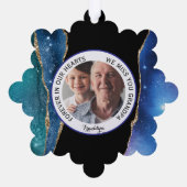 Carte Décorative Forever dans nos coeurs Grand-père moderne (Verso)