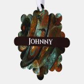 Carte Décorative Fractionner l'art Abstrait (Gauche)