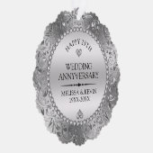 Carte Décorative Frame 25e mariage (Droite)