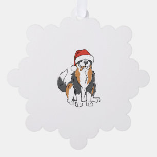 Carte Décorative Funky Australian Shepherd Christmas Chien à Père N