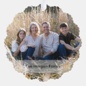 Carte Décorative Funky Watercolor Snowman Noël (Verso)