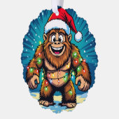 Carte Décorative Funny Christmas Bigfoot Sasquatch (Gauche)