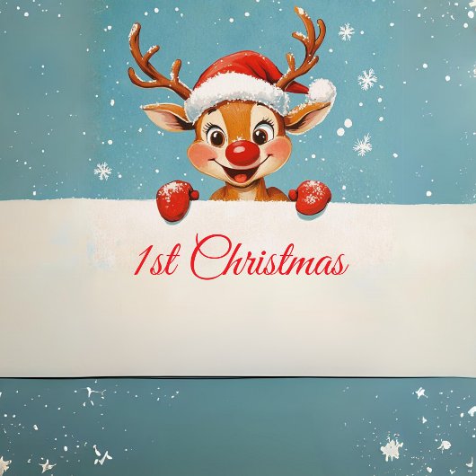 Carte Décorative Garde de famille 1er Noël