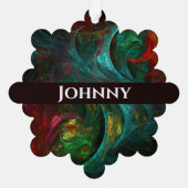 Carte Décorative Genèse Art Abstrait (Verso)