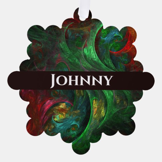 Carte Décorative Genesis Green Art Abstrait (Recto)