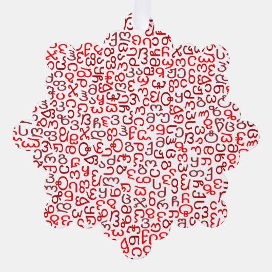 Carte Décorative géorgien (Recto)