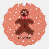 Carte Décorative Gingerbread Man (Recto)
