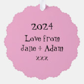 Carte Décorative Gingerbread Man (Verso)