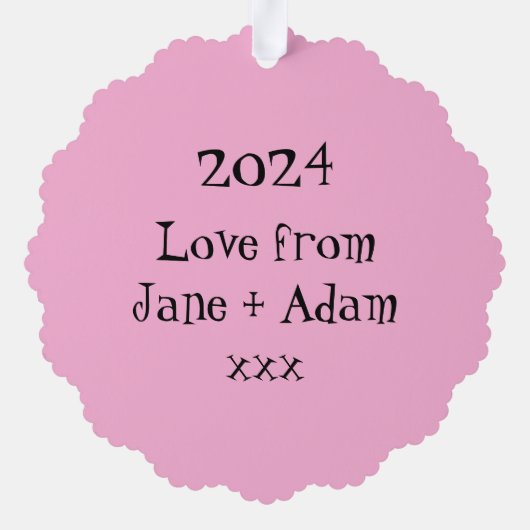 Carte Décorative Gingerbread Man (Verso)