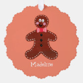 Carte Décorative Gingerbread Man (Recto)