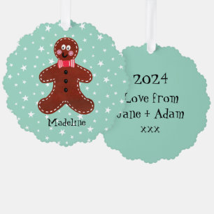 Carte Décorative Gingerbread Man