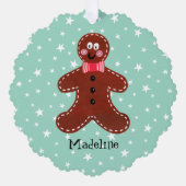 Carte Décorative Gingerbread Man (Recto)