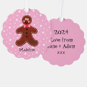 Carte Décorative Gingerbread Man