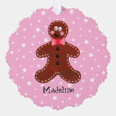 Carte Décorative Gingerbread Man (Recto)
