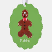 Carte Décorative Gingerbread Man (Gauche)