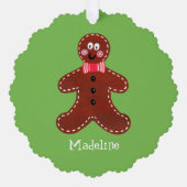Carte Décorative Gingerbread Man (Recto)