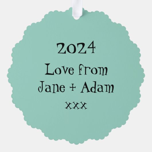 Carte Décorative Gingerbread Man (Verso)