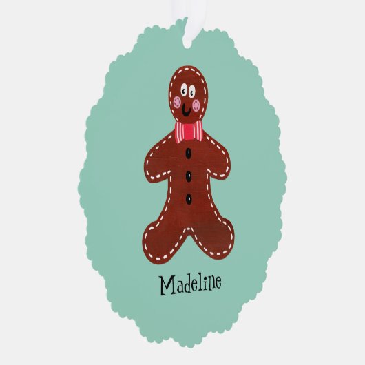 Carte Décorative Gingerbread Man (Droite)