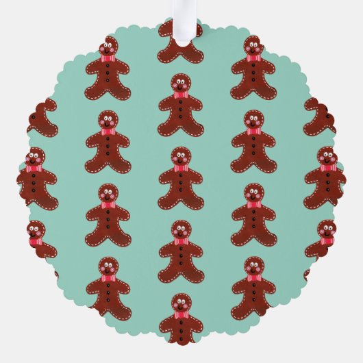 Carte Décorative Gingerbread Man (Verso)