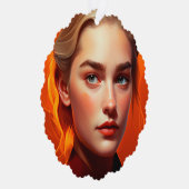 Carte Décorative Girl with blue eyes (Droite)