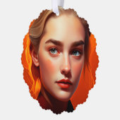 Carte Décorative Girl with blue eyes (Gauche)