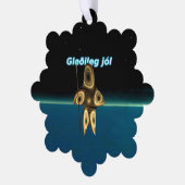 Carte Décorative Gleðileg Jól - Chasseur inuit fragile (Gauche)