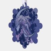 Carte Décorative Goddess de lune violette Wiccan Triple Moon Symbol (Gauche)