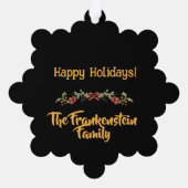 Carte Décorative Gothic Critters And Christmas Tree (Verso)