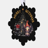 Carte Décorative Gothic Critters And Christmas Tree (Gauche)