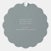 Carte Décorative Green Snowberry+Eucalyptus Christmas Wreath Photo (Verso)