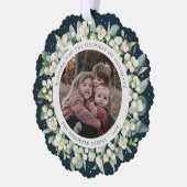 Carte Décorative Green Snowberry+Eucalyptus Holiday Wreath Photo  (Gauche)