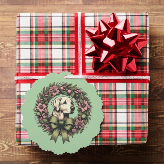 Carte Décorative Guirlande de Noël Jaune (Insitu (Cadeau))