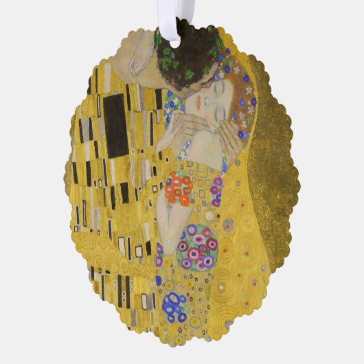 Carte Décorative Gustav Klimt - Le baiser (Gauche)