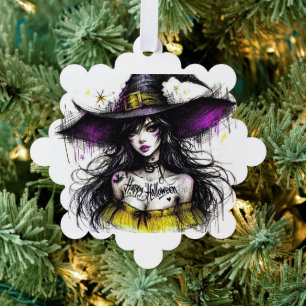 Carte Décorative Halloween plus enchanteur avec 'Happy Halloween'