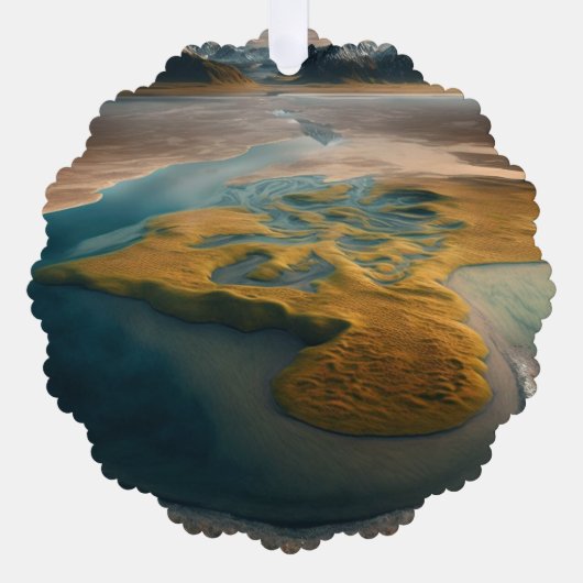 Carte Décorative Harmonie d'or (Recto)