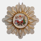 Carte Décorative "Heure dorée illuminée" (Verso)