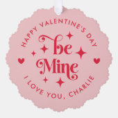 Carte Décorative Heureuse Sainte-Valentin être mon coeur photo (Recto)