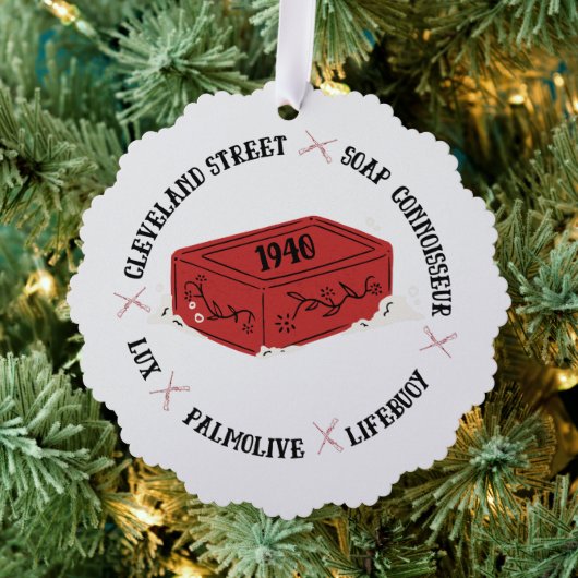 Carte Décorative Histoire de Noël Ralphie Soap Connoisseur (Insitu (Arbre))