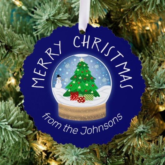 Carte Décorative Holiday Snowglobe (Insitu (Arbre))